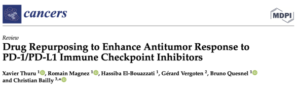 lien de l'article Drug Repurposing to Enhance Antitumor Response to PD-1/PD-L1 Immune Checkpoint Inhibitors