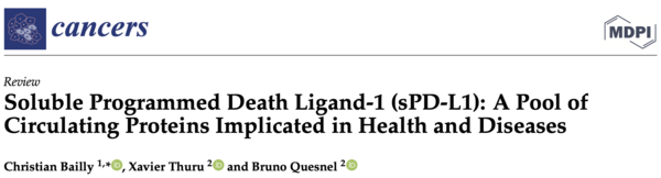 Lien de la revue Soluble Programmed Death Ligand-1 (sPD-L1): A Pool of Circulating Proteins Implicated in Health and Diseases